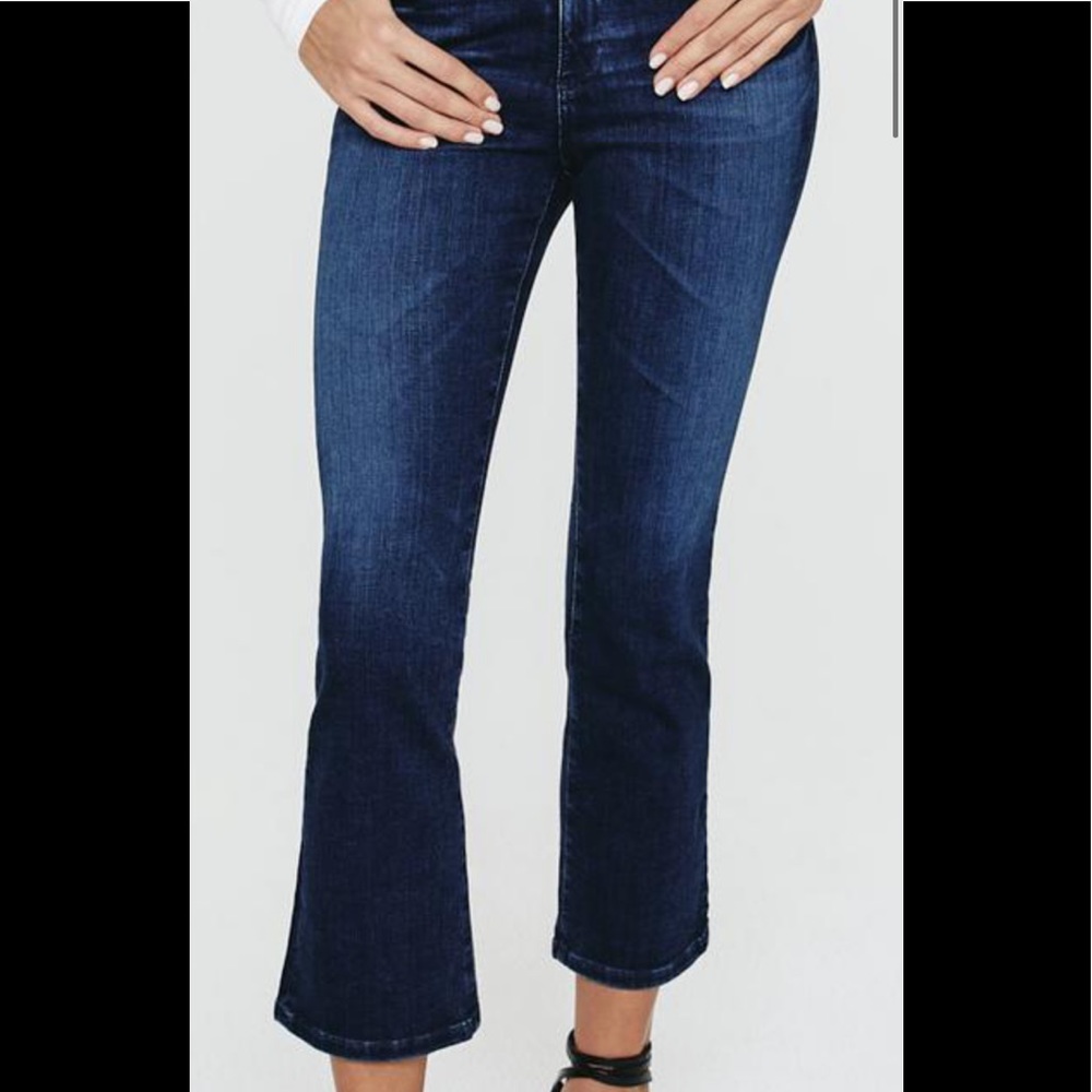 AG Jodi high rise slim crop flare size 25